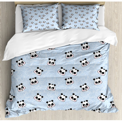 Ensemble de housse de couette Panda