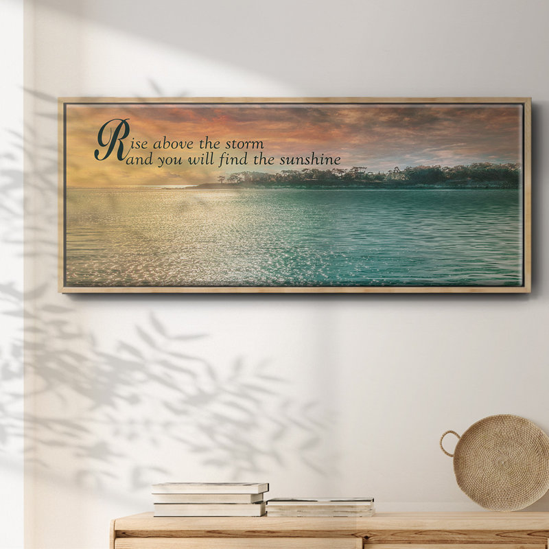 Rise Above- Framed Canvas