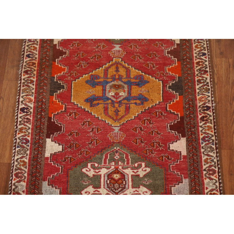 Tapis de couloir géométrique traditionnel 2x5
