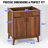 30" Mid-Century Modern Single Bathroom Vanity Base