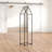 Metal House‑Shaped Firewood Holder with Handle Finish-1501104355