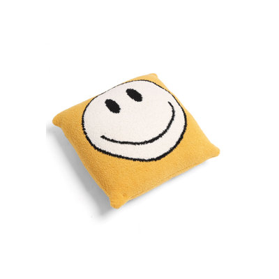 Housse de coussin moelleuse Happy Face