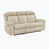 Cuir fleur supérieur beige sélectionné