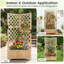 140cm H x 50cm W Wood Lattice Panel Trellis-1088653011