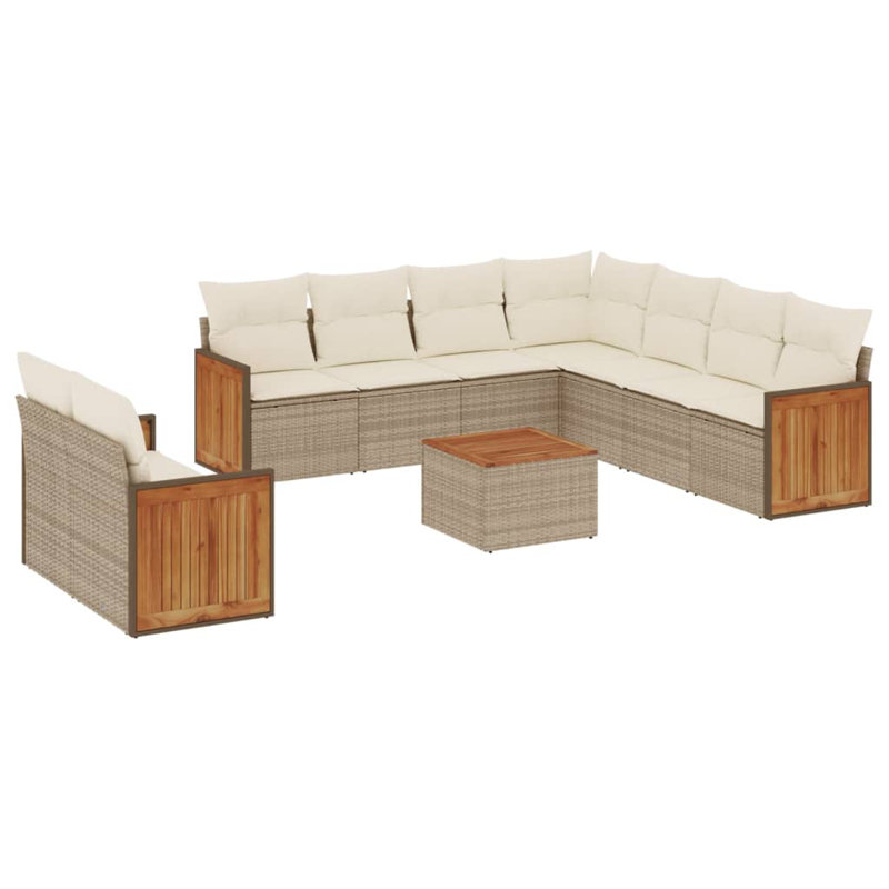  Garden Sofa Set Beige