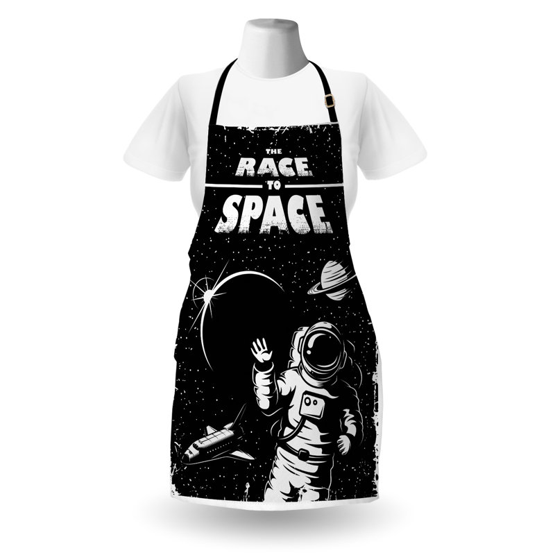 No Pattern Bib Apron