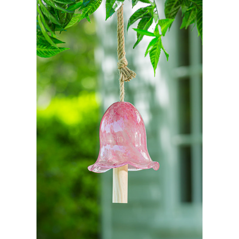 Carillon en forme de cloche floral