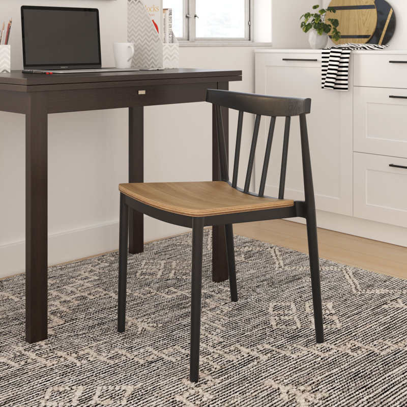 Bainbridge Slat Back Side Chair, Black