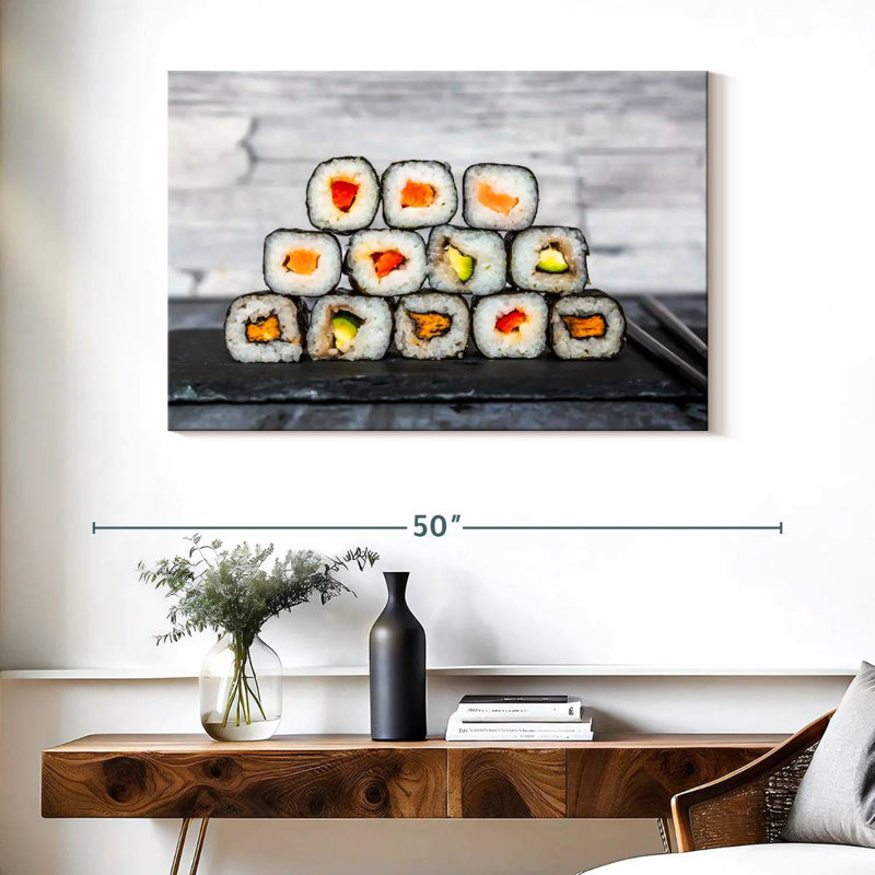 Yarlin, tranches de sushi, H 26 po x l 39 po