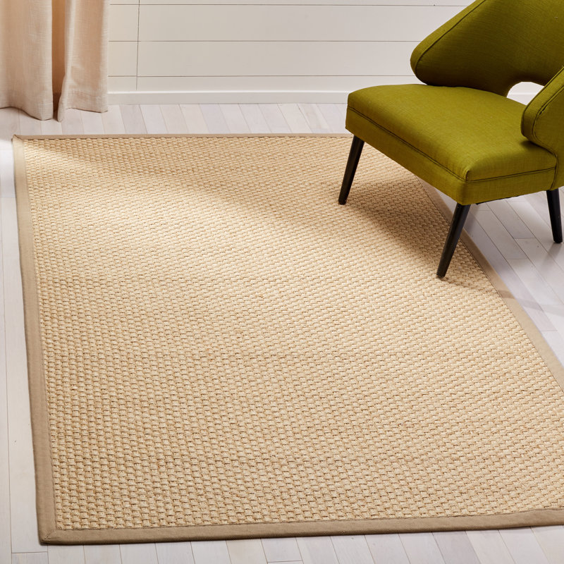 Tapis beige en jute / sisal Chalfant, Rectangle 6 pi x 9 pi