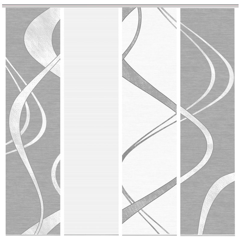 Peraza Semi Sheer Curtain Panel Pair