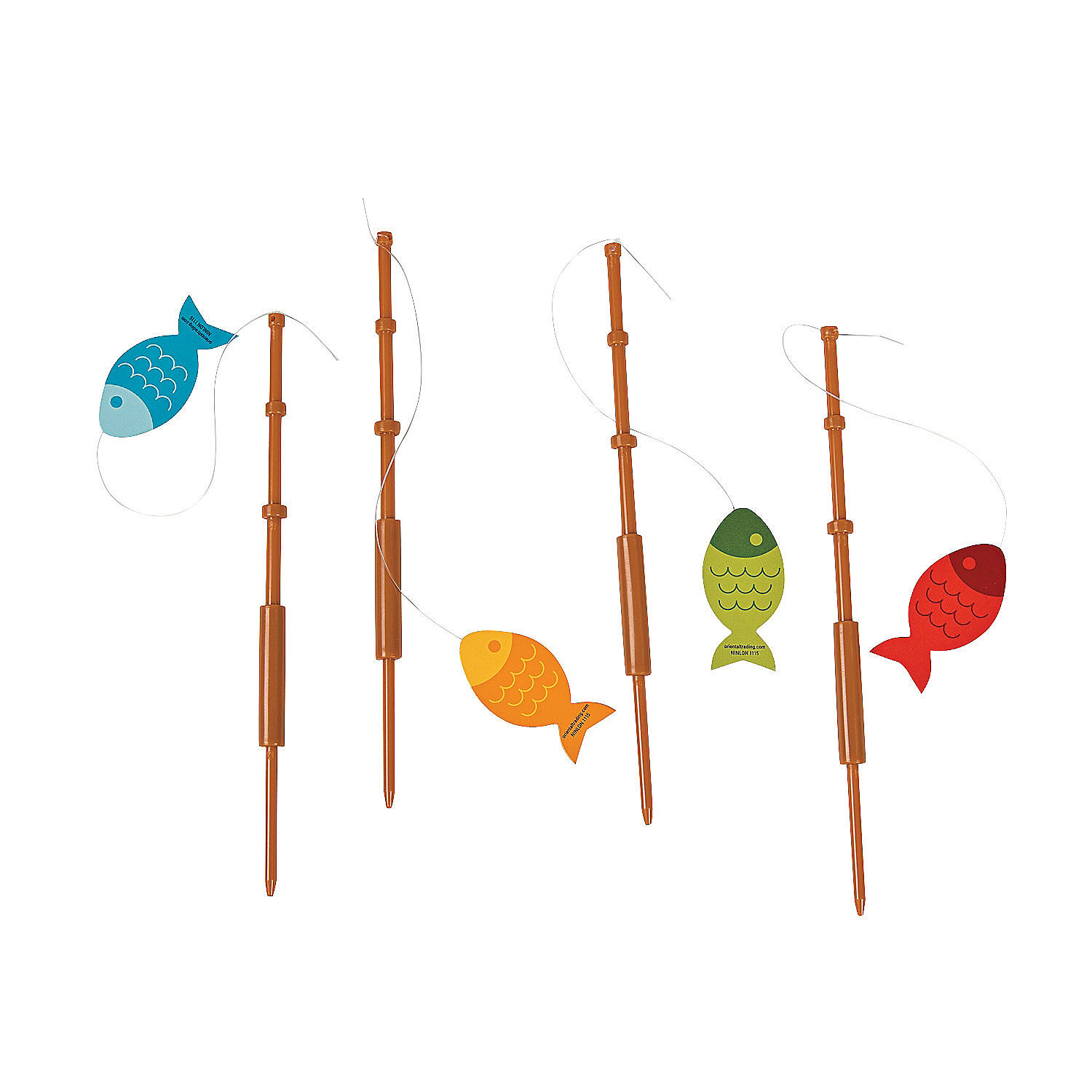 Oriental Trading Company Little Fisherman Fishing Pole Picks