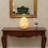 Natural Peach Jade Egg Marble Touch Table Lamp, Rechargeable Cordless Warm LED Night Light with 3-Level Dimmable Brightness, Portable Decorative Ambient Accent Lamp for Indoor & Outdoor Use