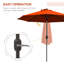 Brionie 268cm Lighted Tilt Beach,Traditional,Balcony Parasol-1926739739