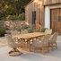 Patio Dining Set Extendable Table,
