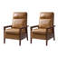 Fauteuil inclinable moderne en cuir véritable Gerald-131238784