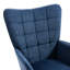 Bridgman Upholstered Armchair with Footstool-1868744973