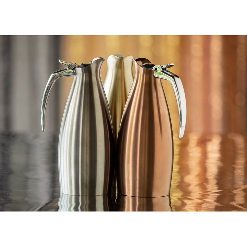 Bronze Stainless Steel Vacuum Insulated Carafe, 33.8 oz