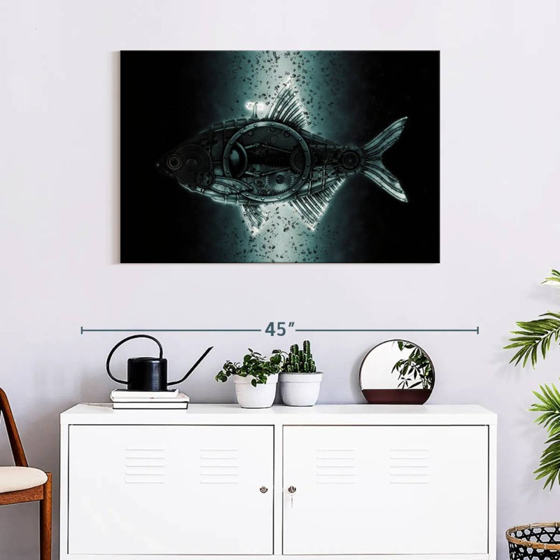 Kelan Steampunk Bream, 8" H x 12" W