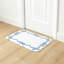 Mignon tapis de bain arc, tapis de salle de bain ultra doux et absorbant antidérapant (bleu)-377323449
