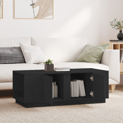 Noberto Solid Wood Solid Coffee Table with Storage