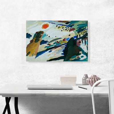 " Romantic Landscape 1911 " by Wassily Kandinsky