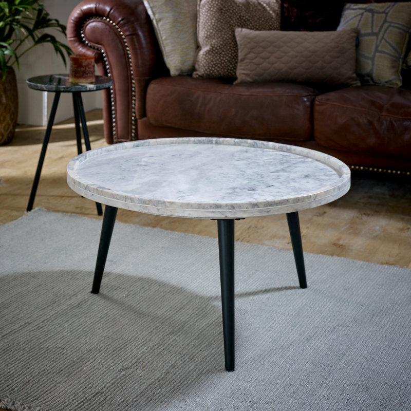 Mirefield Natural Marble 3 Legs Coffee Table