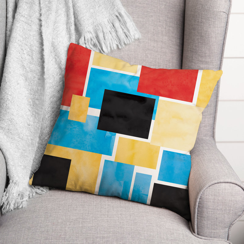 Abstract Throw Pillow