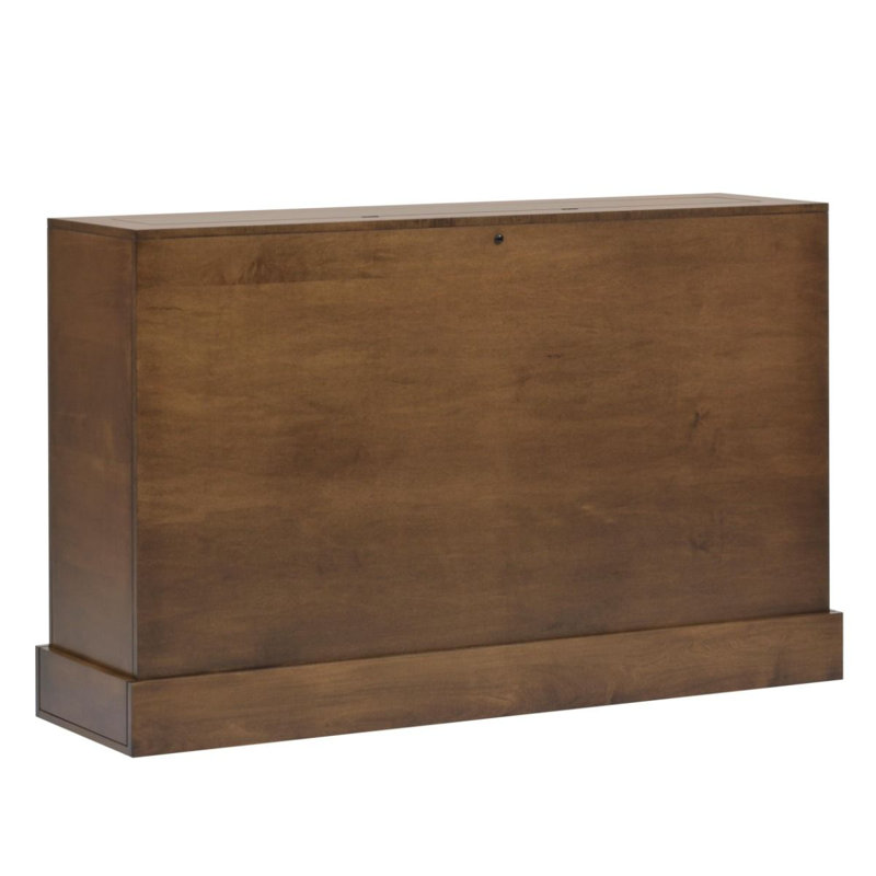 Azura Solid Wood TV Stand for TVs up to 65", 41.13"H x 65.75"L x 18"W, Chestnut