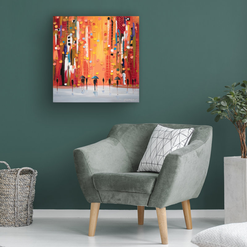 Œuvre sur toile, Ekaterina Ermilkina, H 14 po x l 14 po