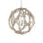 Driftwood Wrought Iron Dimmable Globe Chandelier