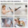 Dual Shower Heads System with Handheld Spray, Thermostatic Shower Faucet Set