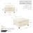 Amariyah Faux Leather Square Storage Ottoman-1689437079