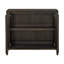 Fenwick 43" Wide Dark Finish Textural Patterned Door Hall Chest