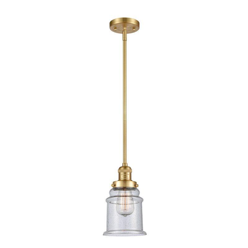 Galaviz 1 - Light Single Pendant, Seedy, Satin Gold, No Bulb Included
