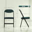 Fabric Padded Folding Bench Folding Chair Set
