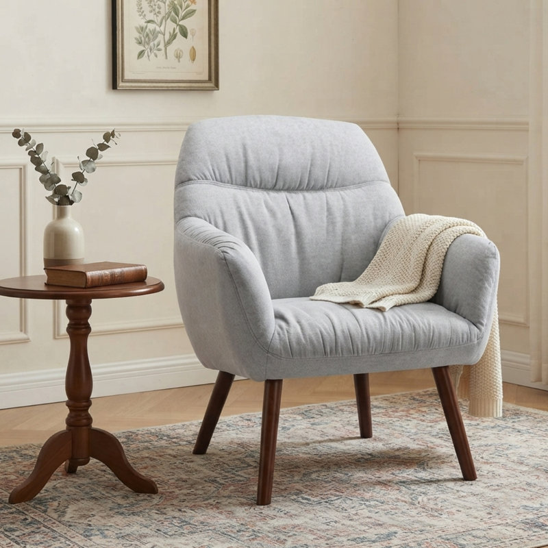 Fauteuil rembourré 30,31 po, Gris clair