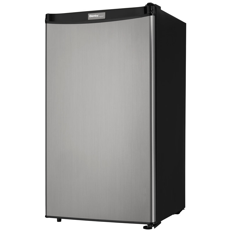 Danby Designer Réfrigérateur autoportant avec congélateur, Aspect inox