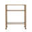Jordyan Glass Top End Table-989987027