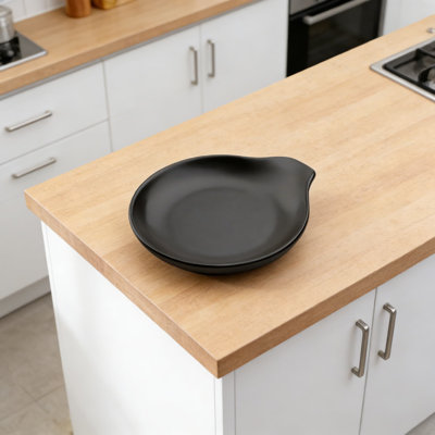 Ceramic Spoon Rest For Stovetop And Counter, Heat-Resistant Utensil Holder For Cooking Spoons, Ladles, Spatulas, And Tongs, Elegant Kitchen Accessory And Practical Housewarming Gift