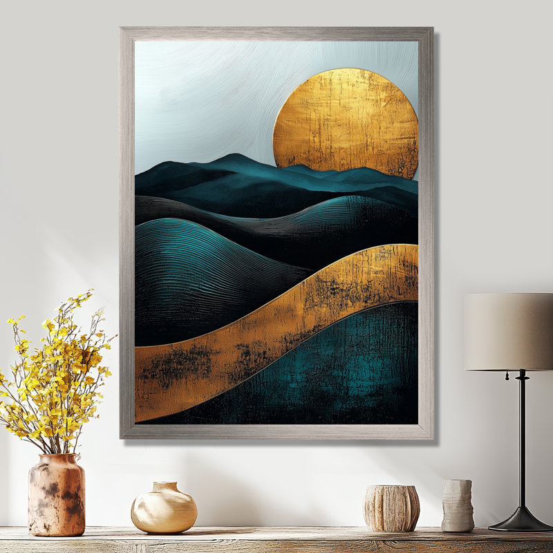 Graue - Landscapes Canvas Prints, H 40 po x l 30 po, Reproduction encadrée sans passe-partout, Argent argent