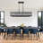 Modern 5-Light Rectangular Black Crystal Chandelier For Kitchen Island-1938291899