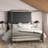 Moyers Upholstered Linen Blend Canopy Bed-643465813-643465806