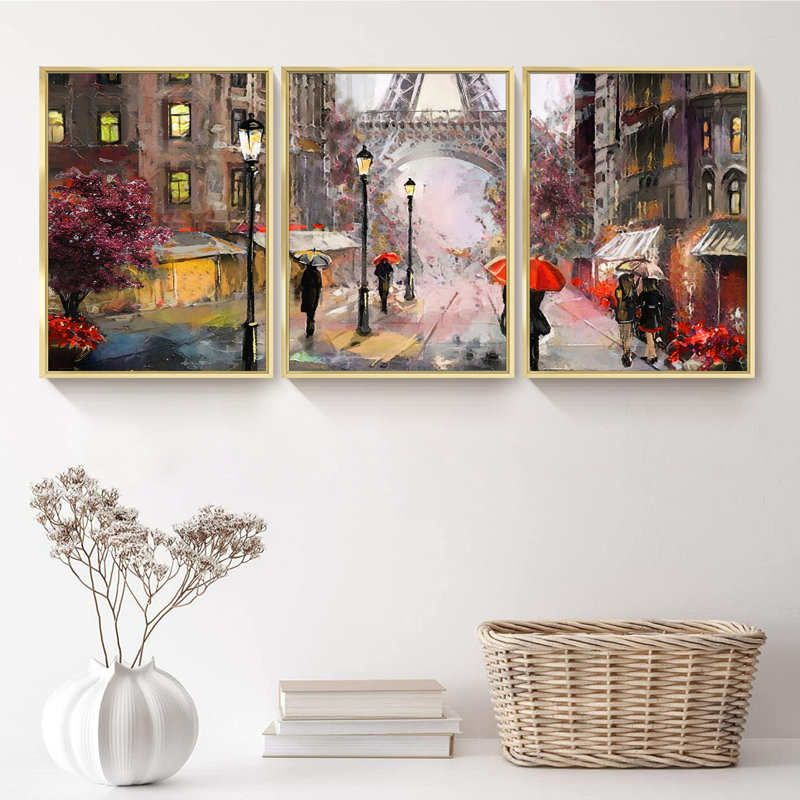 " Modern " 3 - Pieces, 16.5" H x 36.5" W 