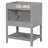 24" Bathroom Vanity Base Only, Soild Wood Frame, Bathroom Storage Cabinet With Doors And Open Shelf-101825132