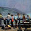 « pilier fishing », reproduction d’art sur toile tendue-505250093