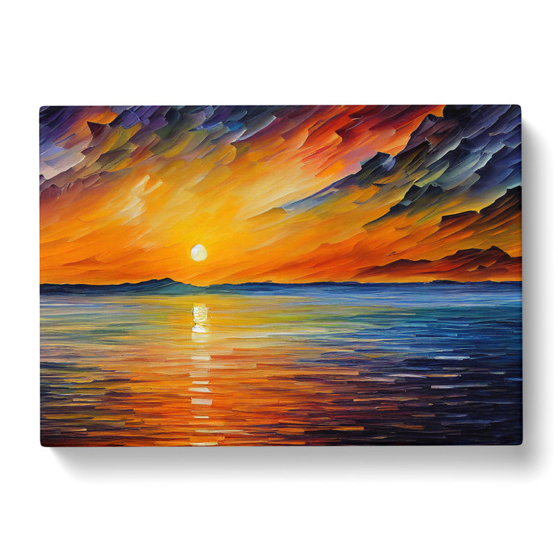 Glowing Sunrise Vol.1 - Wrapped Canvas, 40cm H x 60cm W x 3cm D