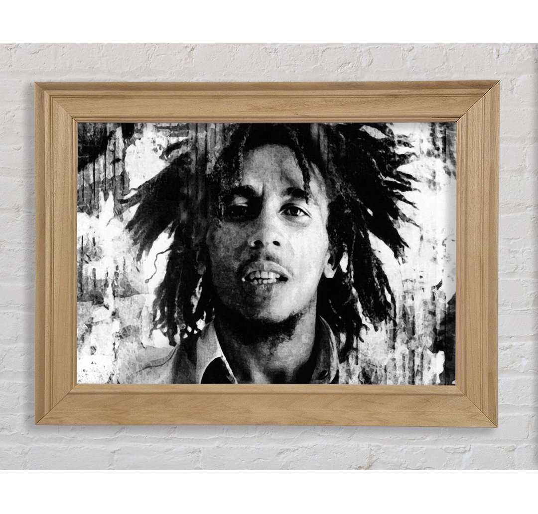 Bob Marley Redemption Song - Einzelne Bilderrahmen Kunstdrucke