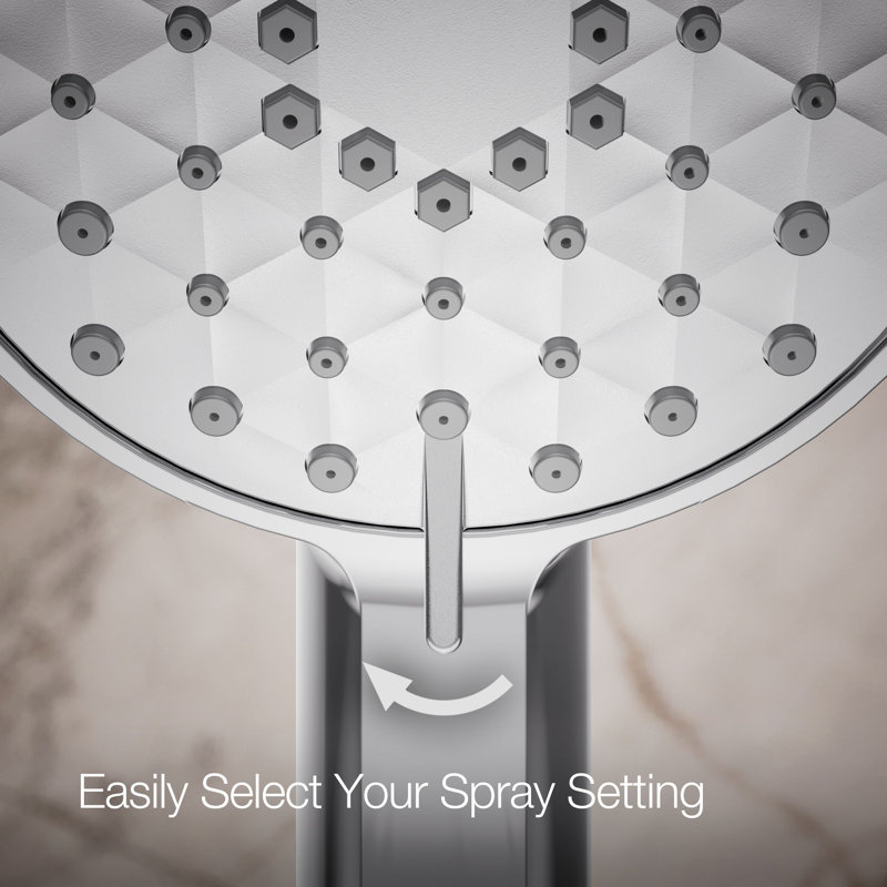 Awaken G90 Four-Function Handshower, 2.5 Gpm, Polished Chrome