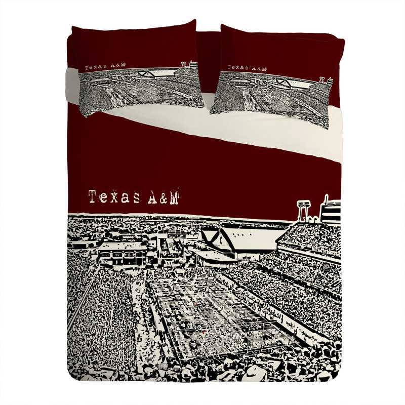 Housse de coussin Bird Ave Texas A&M Maroon, Standard